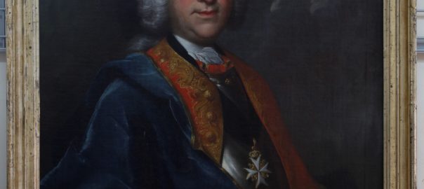 Ein Herrenportrait wird restauriert