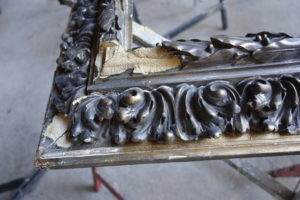 defekter Rahmen, kaputter Bilderrahmen, frame mirror, picture frame