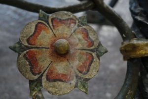 Rose, Metallrestaurierung, Metallrestaurator, Restaurierung Blech