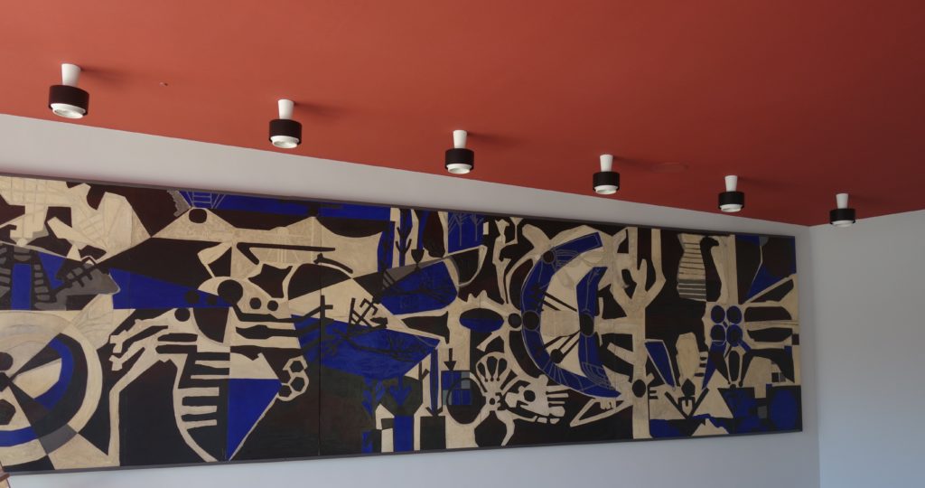 Restaurierung Bonn, Restaurator Bonn, Beethovenhalle, moderne Kunst, Restaurierung Wandmalerei, Kunst am Bau