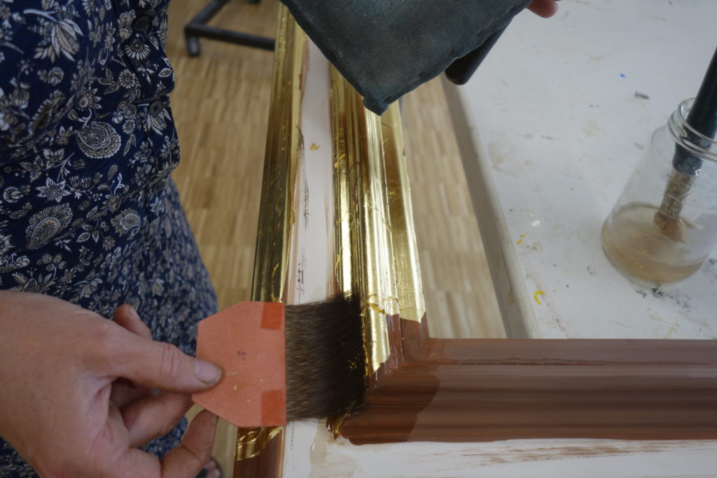 Bilderrahmen vergolden-Blattgold