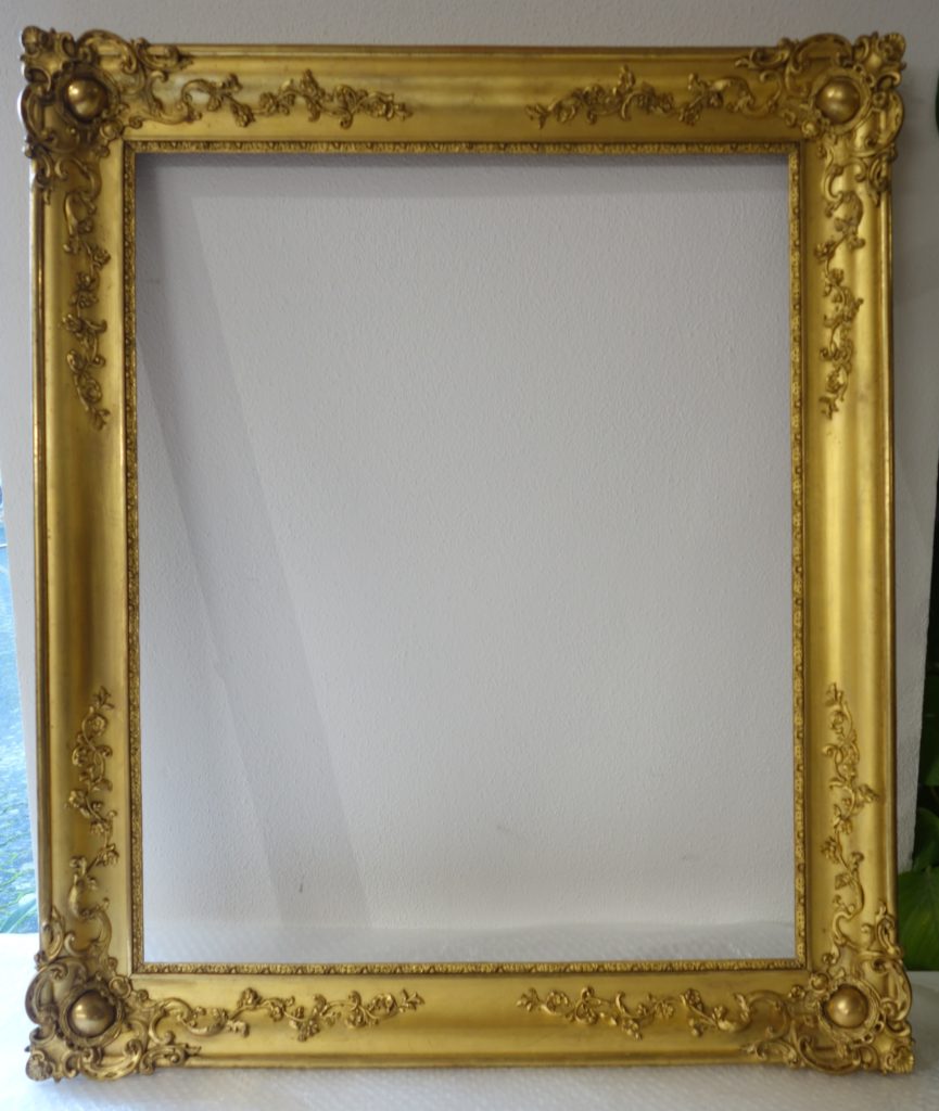 Bilderrahmen Restaurator, Louis Philippe, Louis Philippe Rahmen, Louis Philippe Bilderrahmen, Blattgold