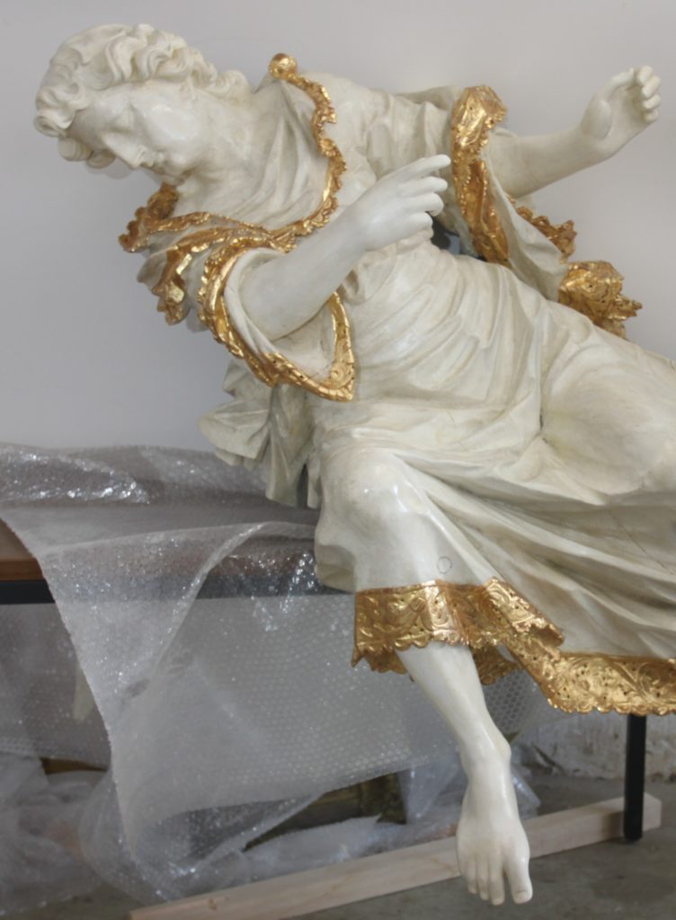 Restaurator Mittelrhein, Kaub, Goarshausen, Eltville, Skulpturen, Blattgold