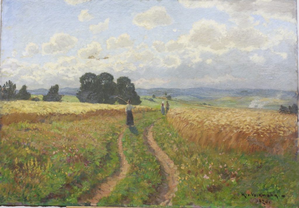 Riss im Gemälde, Bildrestaurator, Restauratorin, Ölgemälde, Gemälde auffrischen, Impressionist, 