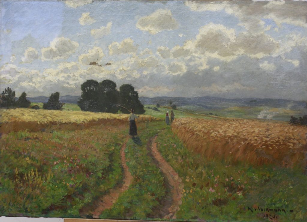 Restaurierung Gemälde, Eifellandschaft, Eifelmaler, Volkmann, von Wille, Gutachter, Gutachten, expertise, Kunstexperte, Kunstfachmann