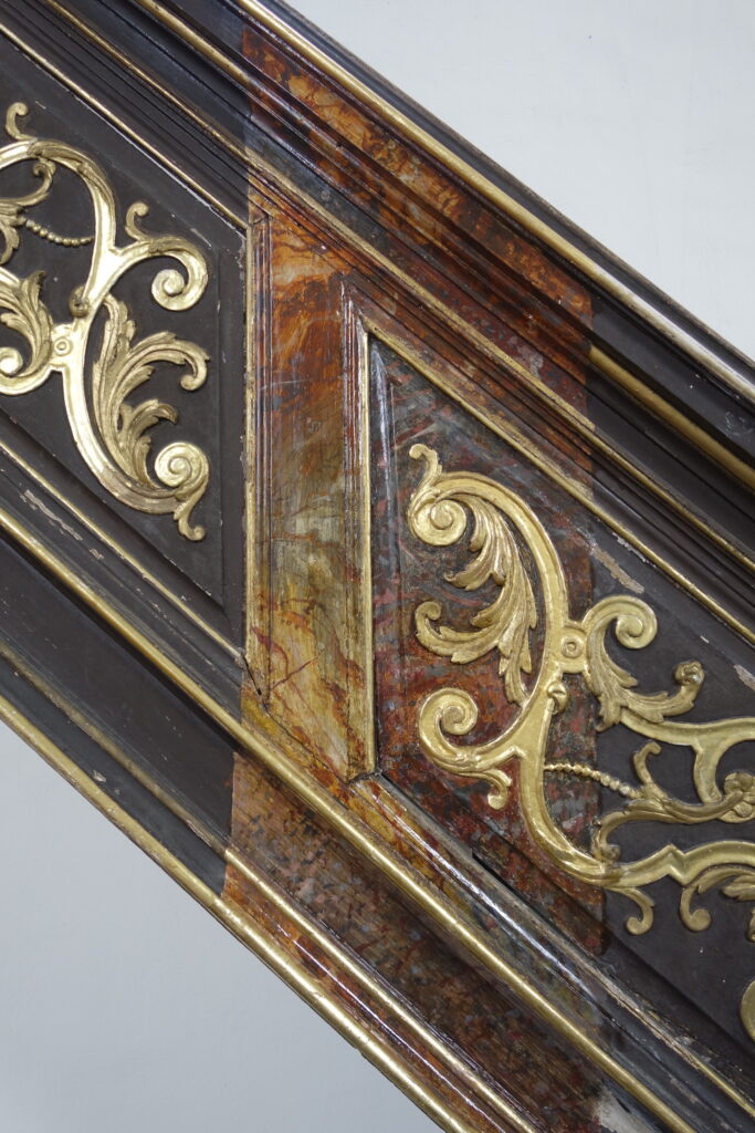 Restaurierung einer Kanzel, Rokoko, Restaurator, Koblenz, Neuwied, Andernach, Mayen, Kruft, Adenau, Mendig, Meckenheim, Rheinbach, Aachen, Eifel, Westerwald, Hunsrück