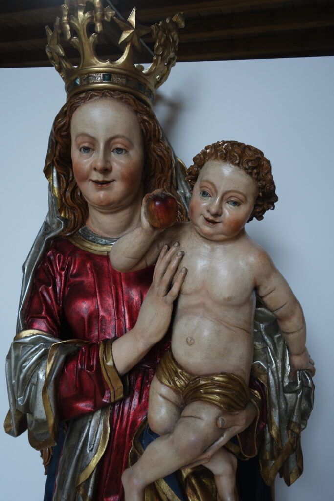 Restaurierung Boppard, Reinigung der Fassung